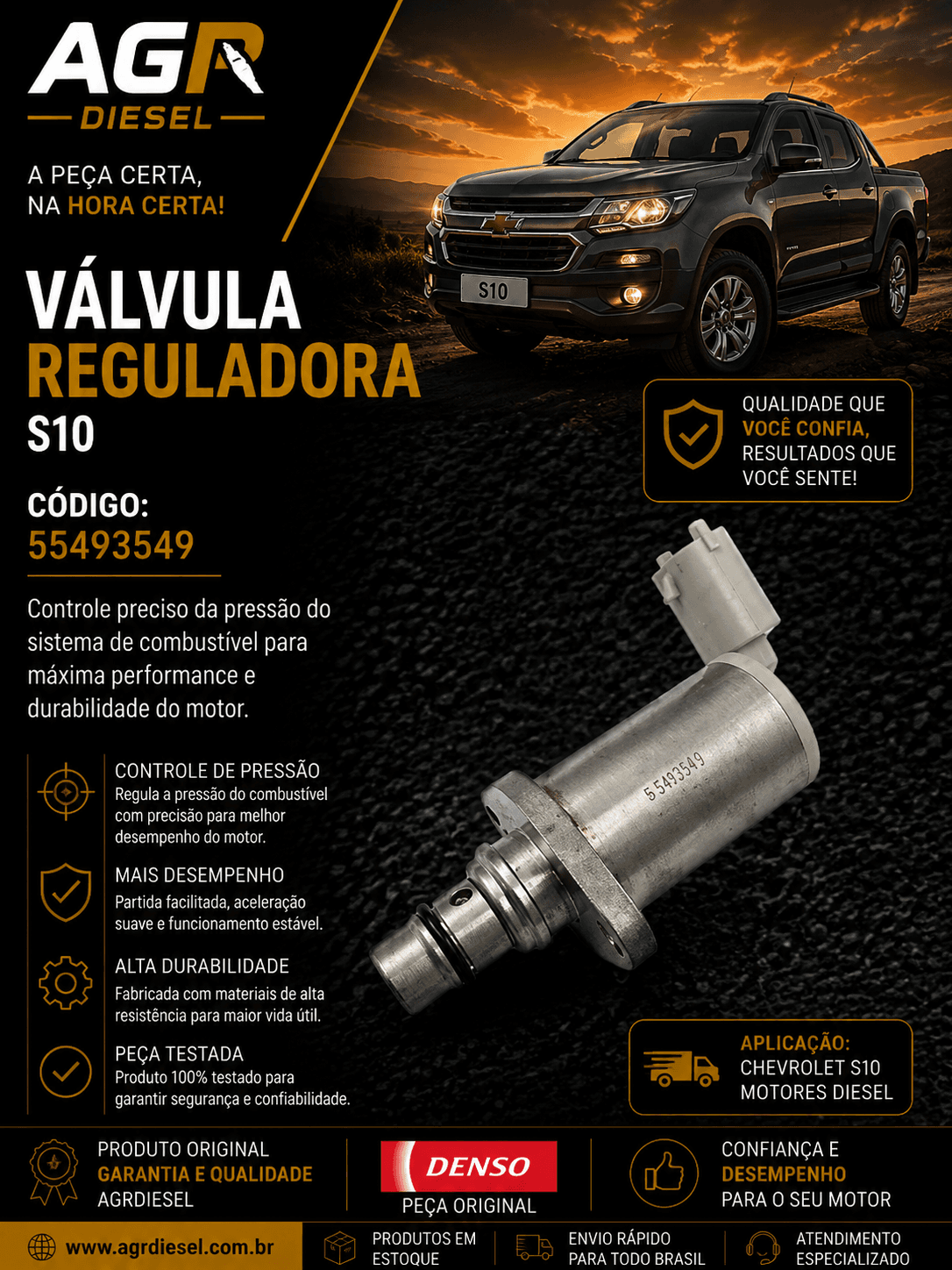 Válvula reguladora S10 - 55493549